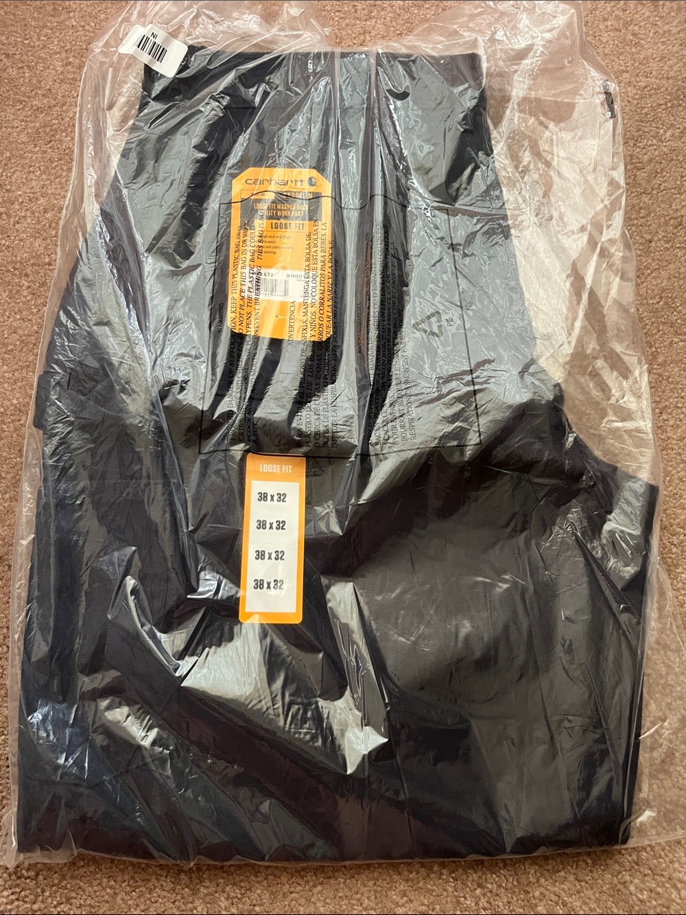 Carhartt Black Loose Fit